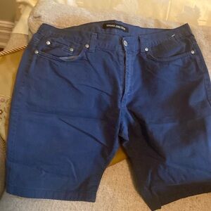 New without tags VERSACE blue shorts. Size 38/52